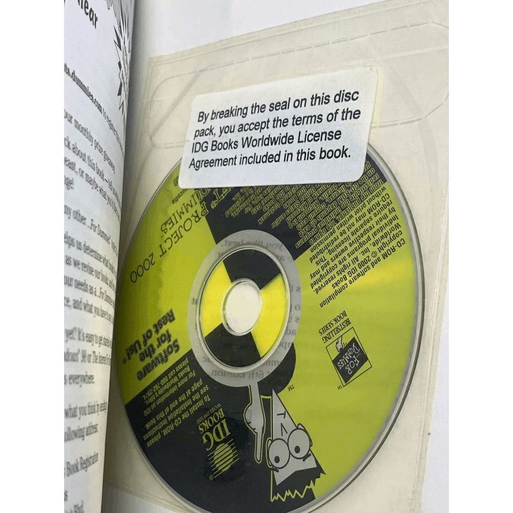 Microsoft Project 2000 for Dummies NWT Book - Picture 6 of 8